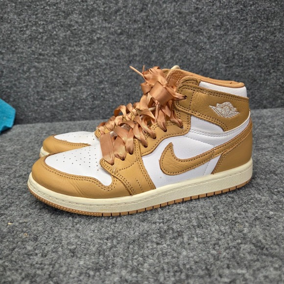 Nike Air Jordan 1 Retro High OG Praline PS Kids Size 3Y‎ Praline-Sail FN6621-201 - Picture 8 of 14
